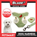 Pet Harness with Pouch and Leash for Small Dogs (Green) QYS866