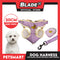 Pet Harness with Pouch and Leash for Small Dogs (Purple) QYS866