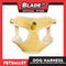 Pet Harness with Pouch and Leash for Small Dogs (Yellow) QYS866