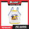 Pet Sando White Vacation Design Blue/Yellow Piping Large Size (CWYF1868) Clothes for cats and dogs