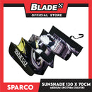 Sparco Sunshade SPC1720 Car Sunshade (Medium) 130 x 70cm (LxW)