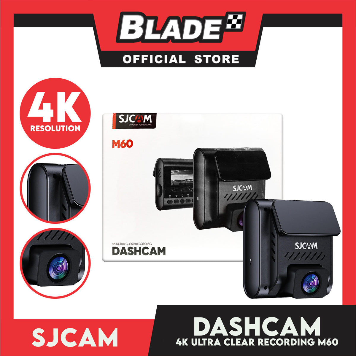 Sjcam 4K Ultra Clear Recording Dashcam M60