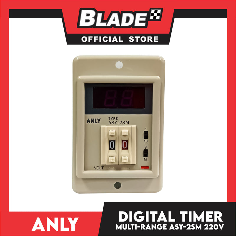 Anly Multi-Range Digital Timer ASY-2SM 220V 50/60Hz