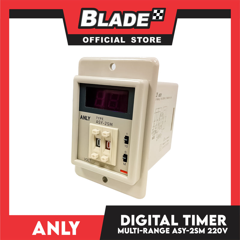 Anly Multi-Range Digital Timer ASY-2SM 220V 50/60Hz – blade.ph
