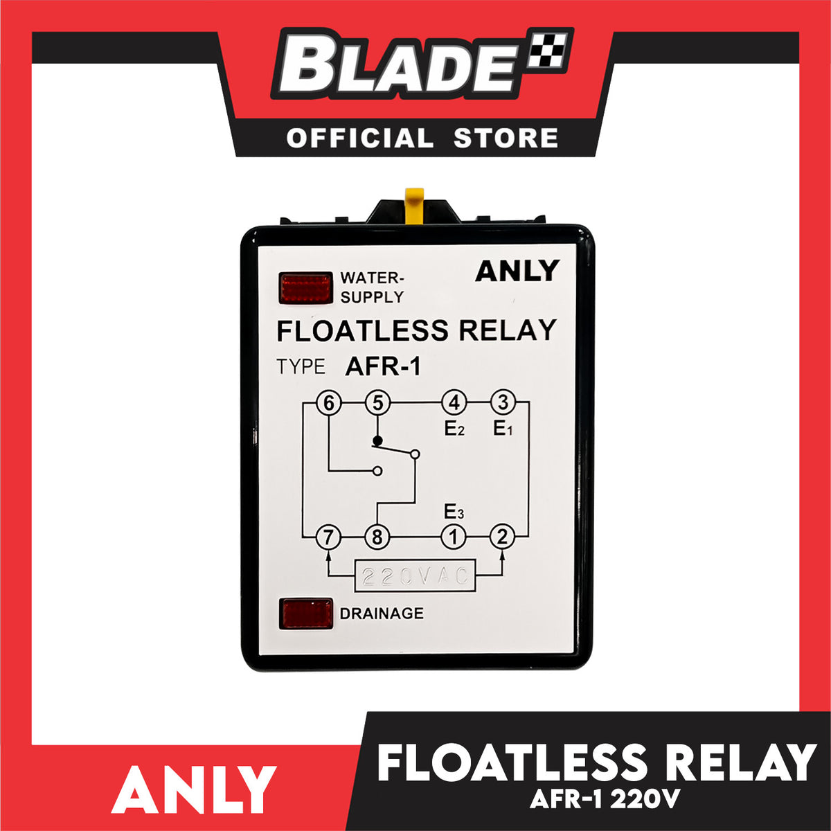 Anly Floatless Level Relay AFR-1 AC220V 50/60Hz