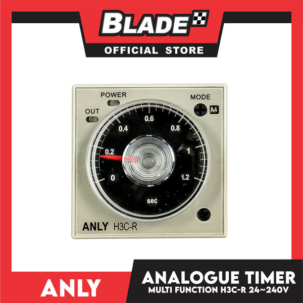 Anly Multi-function Analogue Timer H3C-R AC/DC 24-240V 50/60Hz