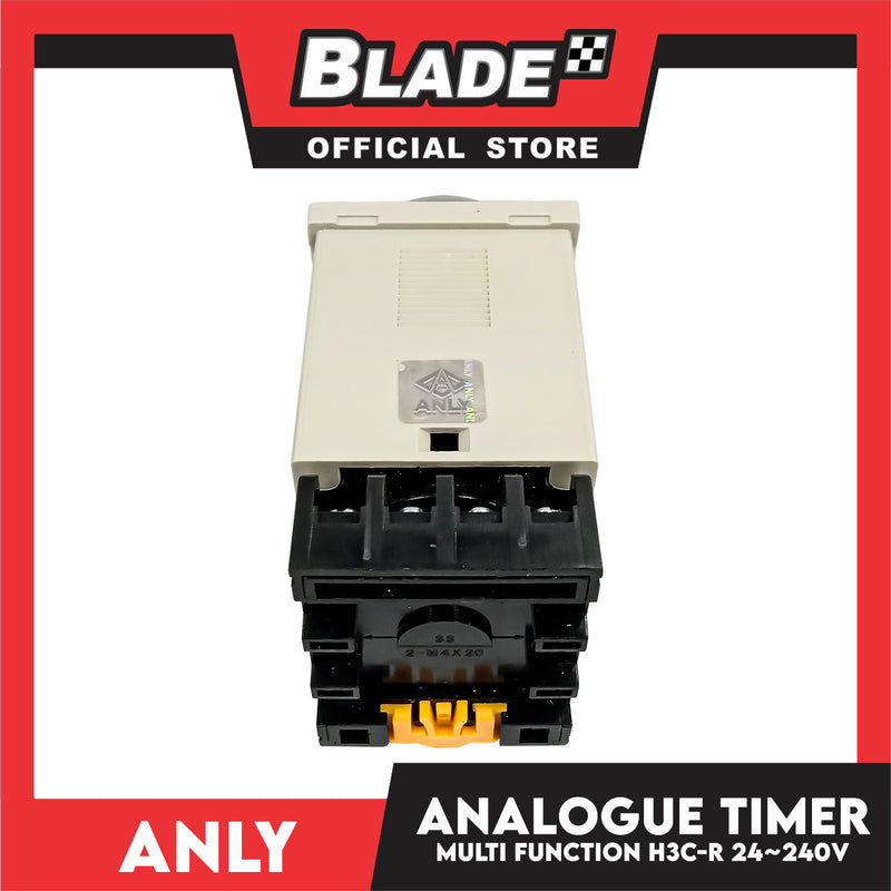 Anly Multi-function Analogue Timer H3C-R AC/DC 24-240V 50/60Hz