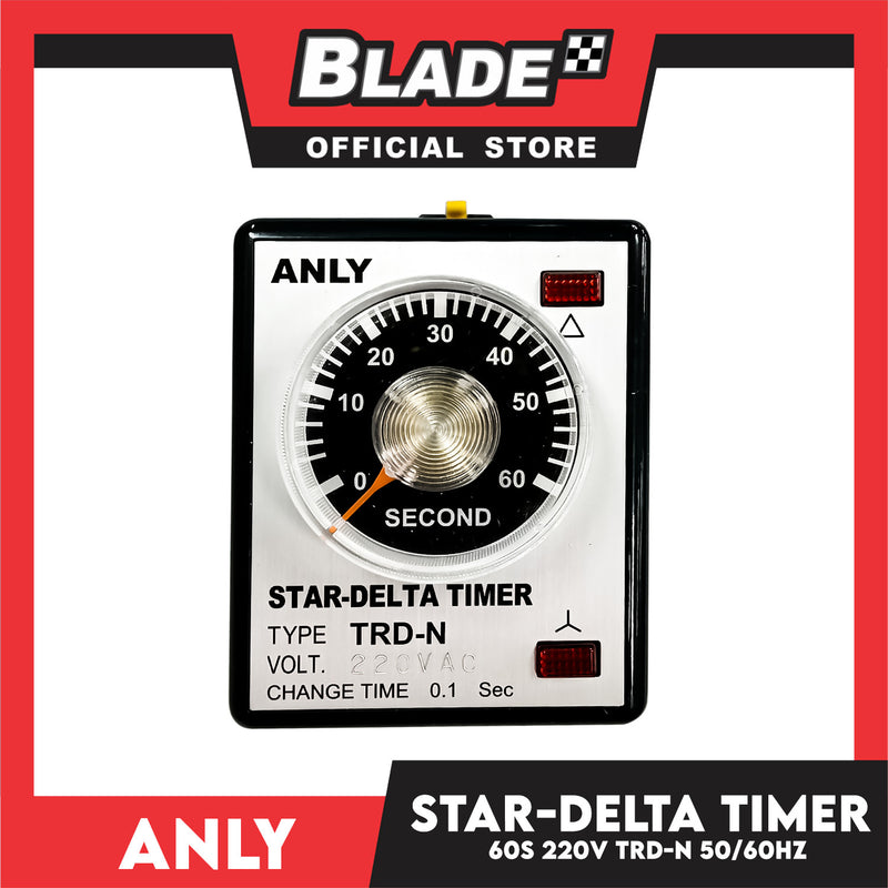 Anly Star-Delta 60s Timer TRD-N AC 220V 50/60Hz