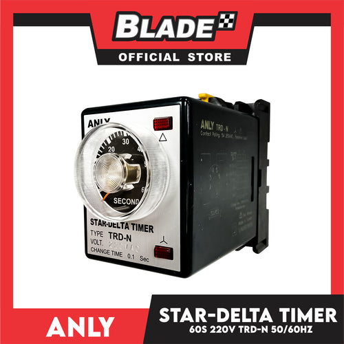 Anly Star-Delta 60s Timer TRD-N AC 220V 50/60Hz