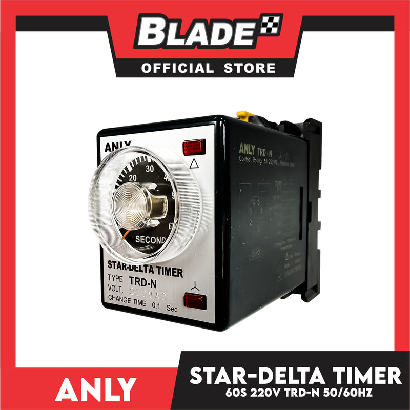 Anly Star-Delta 60s Timer TRD-N AC 220V 50/60Hz