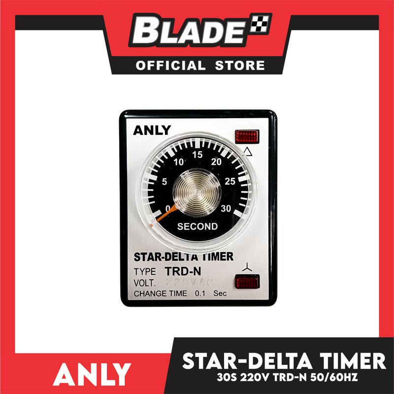 Anly Star-Delta 30s Timer TRD-N AC 220V 50/60Hz
