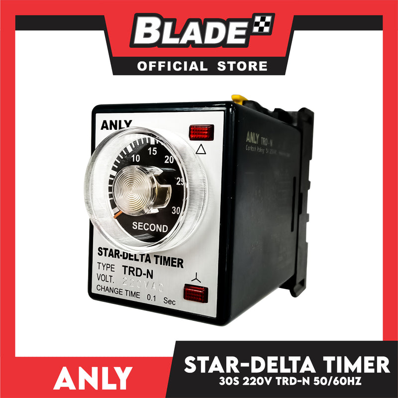 Anly Star-Delta 30s Timer TRD-N AC 220V 50/60Hz
