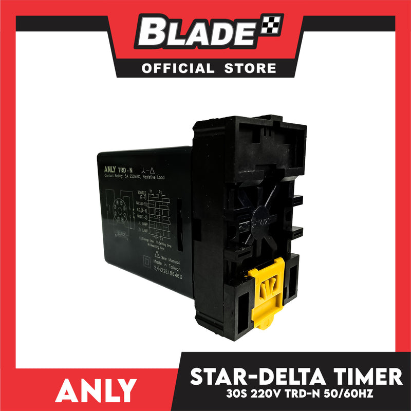 Anly Star-Delta 30s Timer TRD-N AC 220V 50/60Hz