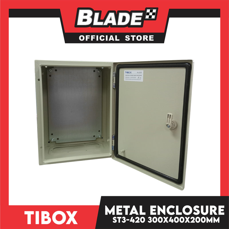 Tibox Wall Mount Metal Enclosure Box ST3 420 (200x300x400 )LxWxH