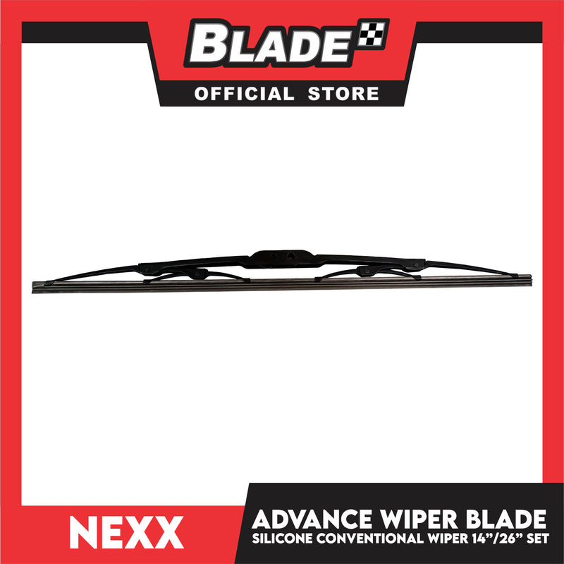 Nexx Advance Conventional Silicone Wiper Blade Set (14'' and 26'') for Suzuki and Toyota