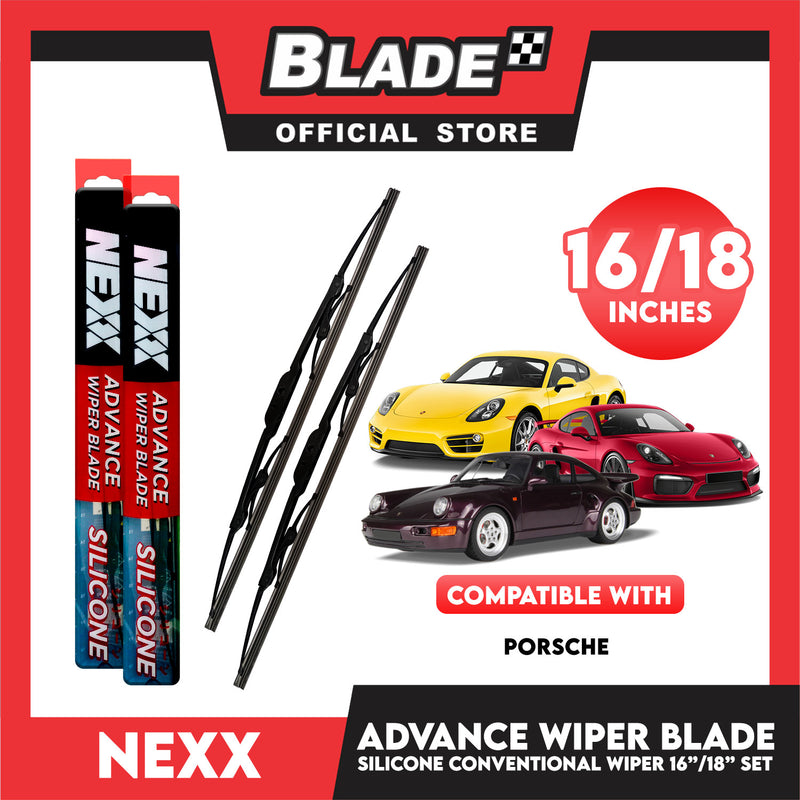 Nexx Advance Conventional Silicone Wiper Blade Set (16'' and 18'')  for Porsche 911 (993)