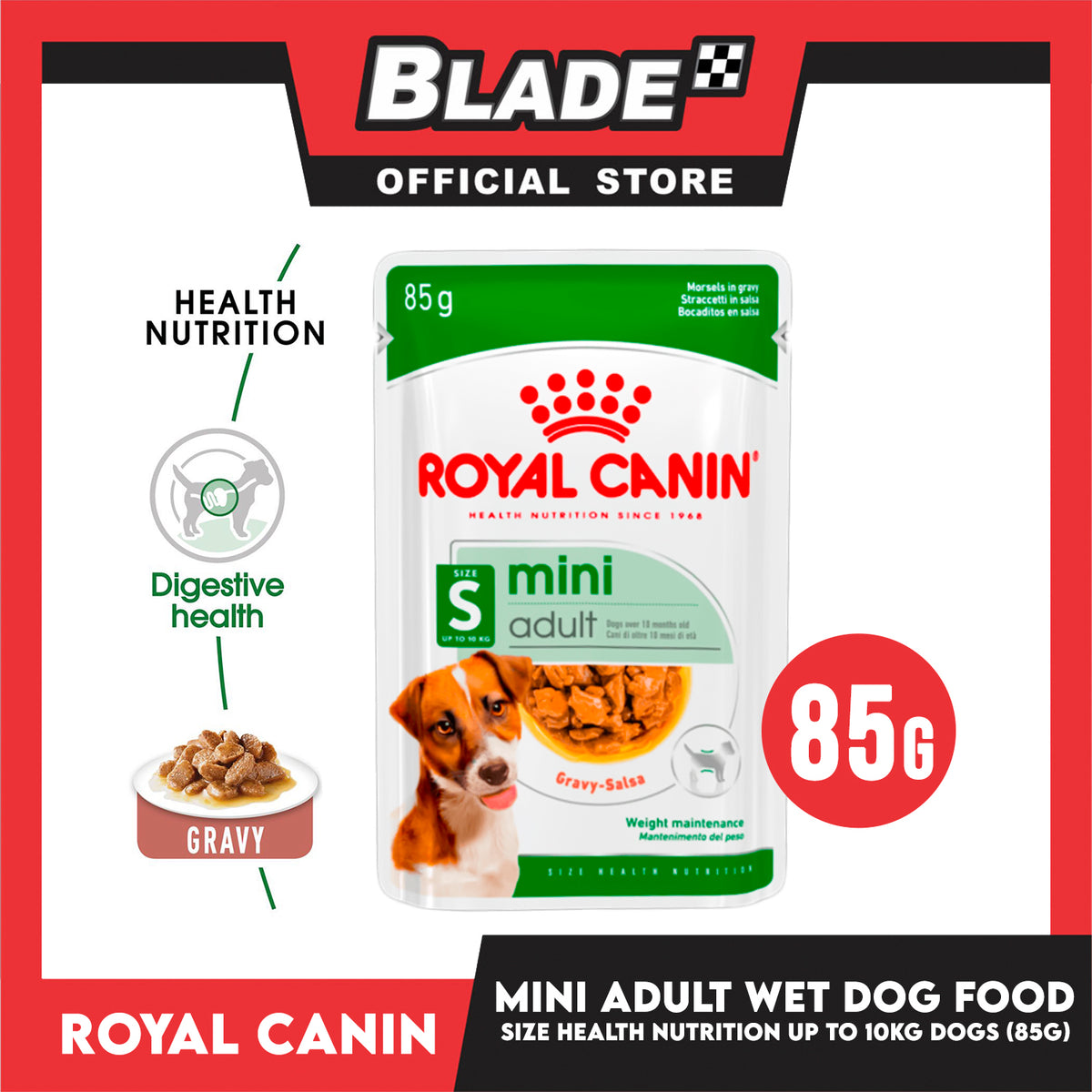 Royal Canin Mini Adult (85g) Wet Dog Food - Size Health Nutrition