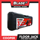 Cooper Xtra Heavy Duty Floor Jack (3 Ton) with case