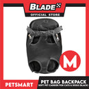 Pet Bag Backpack, Soft Pet Carrier for Cats and Dogs, Black Color (Medium)