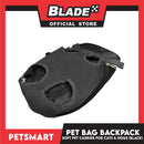 Pet Bag Backpack, Soft Pet Carrier for Cats and Dogs, Black Color (Medium)