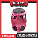 Pet Bag Backpack, Soft Pet Carrier for Cats and Dogs, Pink Color (Medium)