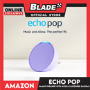 Amazon Echo Pop Full Sound Compact Smart Speaker with Alexa (Lavender Bloom)