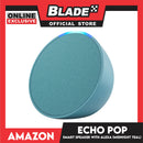 Amazon Echo Pop Full Sound Compact Smart Speaker with Alexa (Midnight Teal)