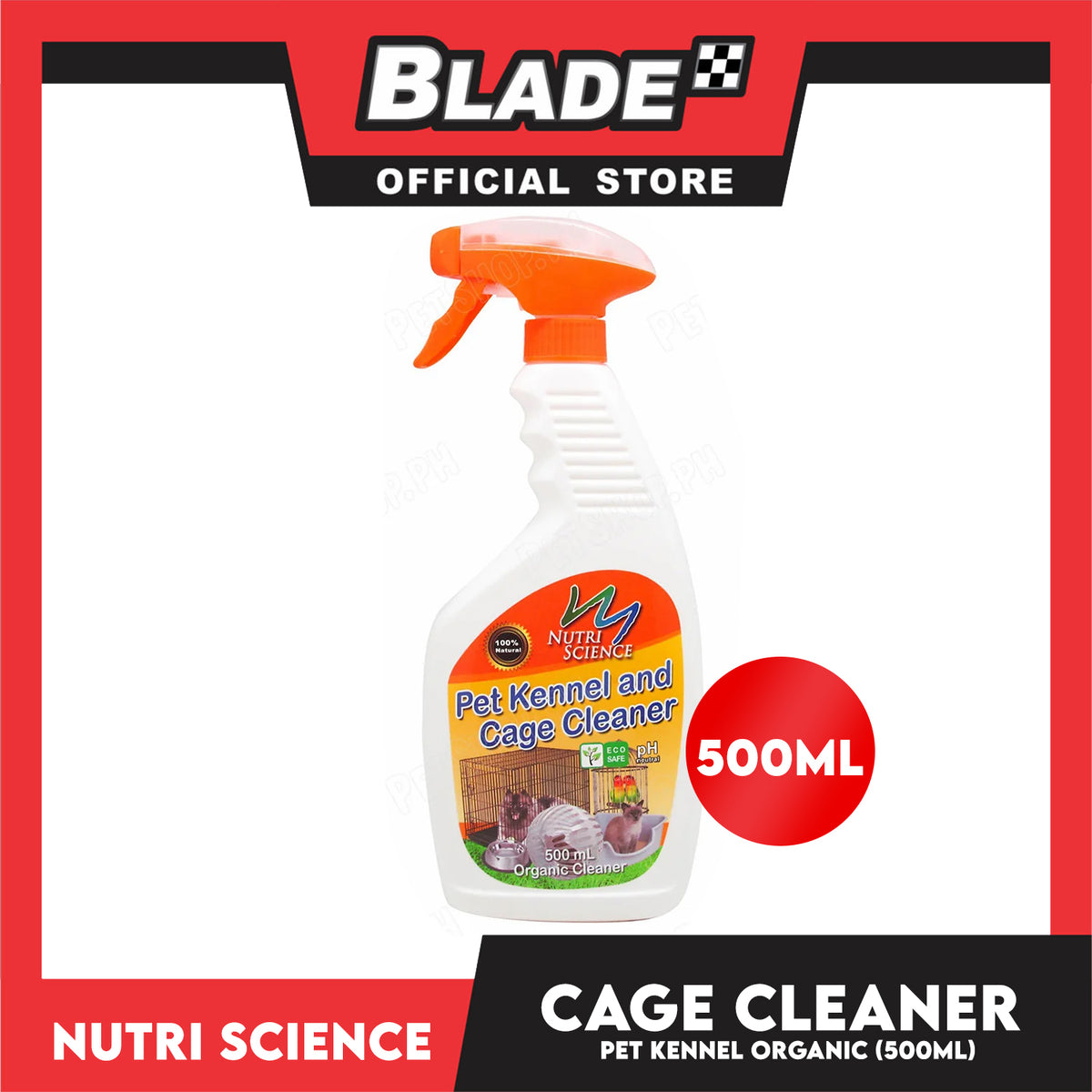 Nutri Science Pet Kennel & Cage Cleaner 500ml