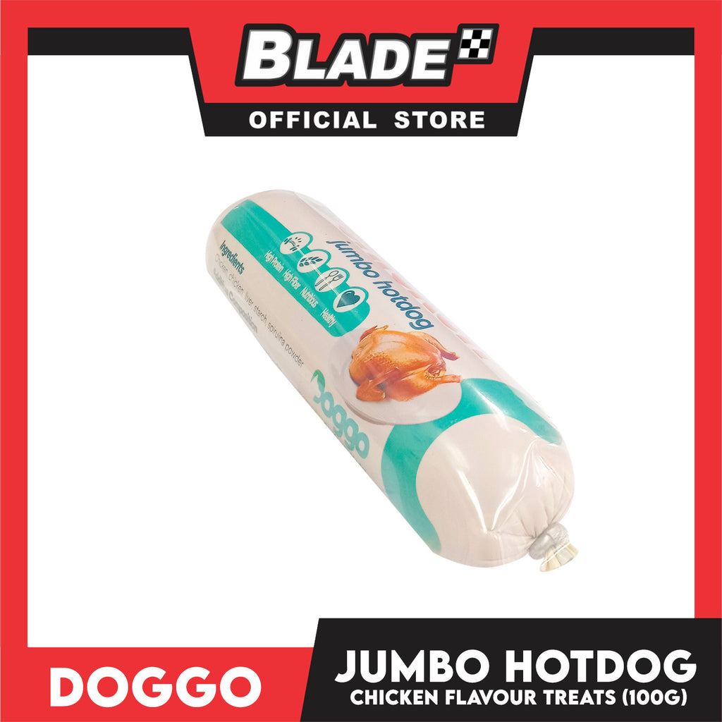 Doggo Jumbo Hotdog Chicken Flavor 100g – blade.ph