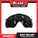 Sparco Bike and Scooter Helmet with Safety LED Light Medium Size 55-59cm (Blue) Sports Helmet SE303BL