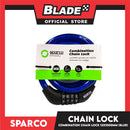 Sparco 4-digits Combination Lock Coil (Blue) for Bicycles, Motorcycles, and eScooters