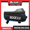 Sparco Waterproof Bicycle Phone Pad Bag 1.5L (Black/Blue)