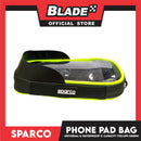 Sparco Waterproof Bicycle Phone Pad Bag 360 degree 1L (Black/Yellow Green) SE106YL