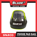 Sparco Waterproof Bicycle Phone Pad Bag 360 degree 1L (Black/Yellow Green) SE106YL