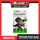 Sparco Waterproof Bicycle Phone Pad Bag 360 degree 1L (Black/Yellow Green) SE106YL