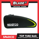 Sparco Waterproof Bicycle Top Tube Bag 1L (Black/Yellow Green) SE102YL