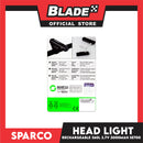 Sparco Bicycle LED Front Head Light Waterproof Rechargeable 360 Lumens 2000mAh