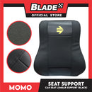 Momo Car Seat Lumbar Support Memory Foam Ergonomic Black