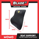 Momo Car Seat Lumbar Support Memory Foam Ergonomic Black