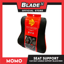 Momo Car Seat Lumbar Support Memory Foam Ergonomic Black /Red
