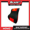 Momo Car Seat Lumbar Support Memory Foam Ergonomic Black /Red