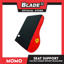 Momo Car Seat Lumbar Support Memory Foam Ergonomic Black /Red