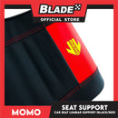 Momo Car Seat Lumbar Support Memory Foam Ergonomic Black /Red