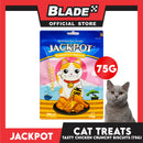 Jackpot Tasty Chicken Crunchy Cat Biscuits Delicious Cat Treats 75g