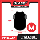 Pet Shirt Bear Design White Fleece (Medium)  Cats and Dogs