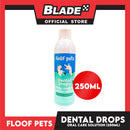 Floof Pets Dental Drops Water Additive Oral Care Solution for Cats and Dogs 250ml