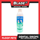 Floof Pets Dental Drops Water Additive Oral Care Solution for Cats and Dogs 250ml