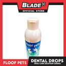 Floof Pets Dental Drops Water Additive Oral Care Solution for Cats and Dogs 250ml