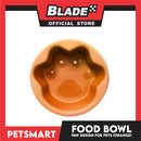 Pet Bowl Paw Design (Orange) for Cats and Dogs