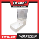 Pet Water Dispenser 3.5 Liters (White) with Anti-Slip Rubber for Cats and Dogs